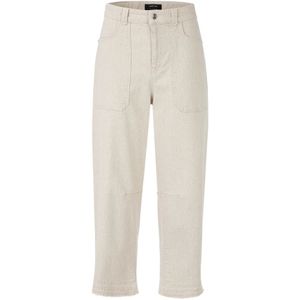 Marc Cain, Dames, Broeken, Beige, Maat: S Katoen,