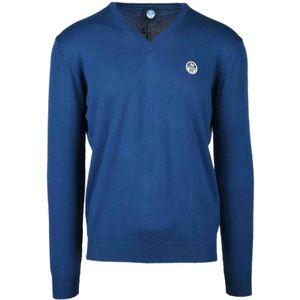 North Sails, Heren, Truien, Blauw, Maat: M Katoen,