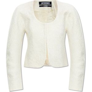 Jacquemus, Dames, Jassen, Beige, Maat: 2XS Katoen,
