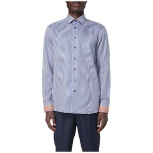 Etro, Heren, Overhemden, Blauw, Maat: 3XL