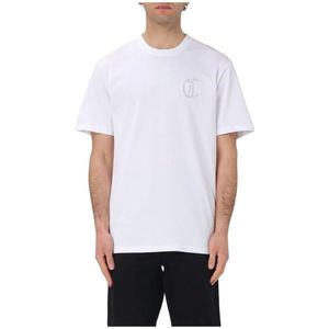 Just Cavalli, Heren, Tops, Wit, Maat: XL Katoen,