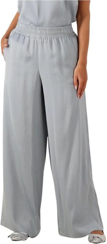 Drykorn - Wijde Broek - Lichtblauw - Katoen