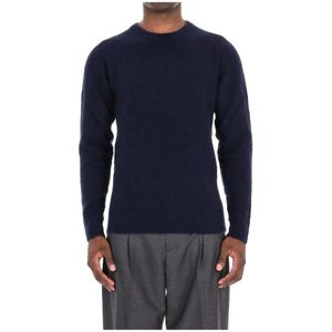 Roberto Collina, Heren, Truien, Blauw, Maat: XL Zijde,