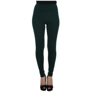 Dolce & Gabbana, Dames, Broeken, Groen, Maat: S Kasjmier,