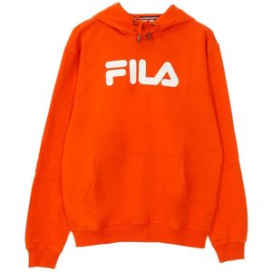 Fila, Heren, Sweatshirts & Hoodies, Oranje, Maat: XS Katoen,