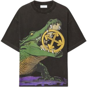 Off White, Heren, Tops, Zwart, Maat: M Katoen,