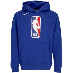 Nike, Heren, Sweatshirts & Hoodies, Blauw, Maat: M Katoen,