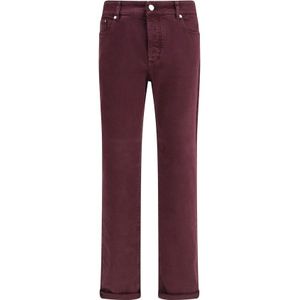 Brunello Cucinelli, Heren, Jeans, Paars, Maat: M Katoen,