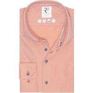 R2 Amsterdam, Heren, Overhemden, Roze, Maat: 3XL