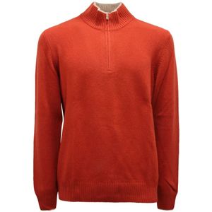 Gran Sasso, Heren, Truien, Oranje, Maat: 2XL Wol,