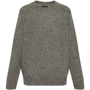 A.p.c., Heren, Truien, Grijs, Maat: L Wol,