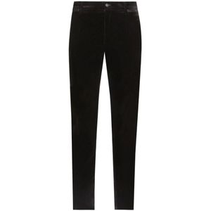 Dolce & Gabbana, Heren, Broeken, Zwart, Maat: XL Katoen,