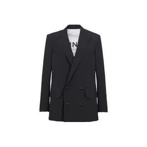 Balmain Main Lab blazer , Black , Heren , Maat: XL