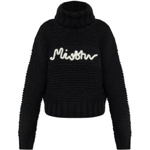 Misbhv, Dames, Truien, Zwart, Maat: XS Wol,