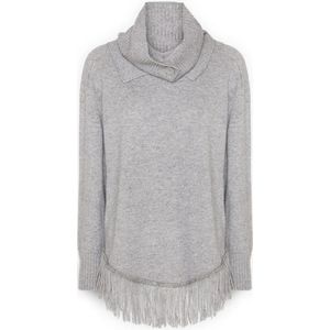 Elena Mirò, Dames, Truien, Grijs, Maat: XS Wol,