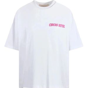 Circus Hotel, Dames, Tops, Wit, Maat: L Katoen,