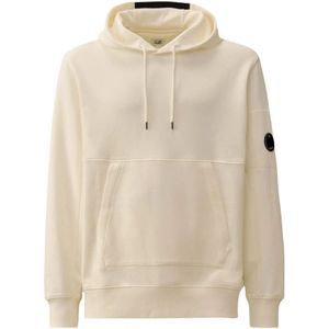 C.p. Company, Heren, Sweatshirts & Hoodies, Wit, Maat: L Fleece,