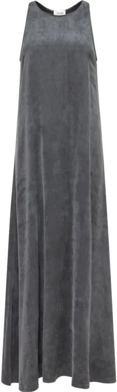 Maxi-jurk met ronde hals, model 'VLORA'