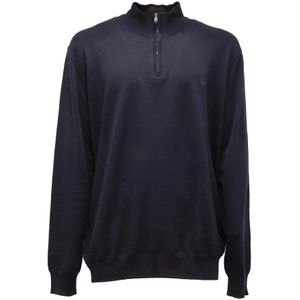 Harmont & Blaine, Heren, Truien, Blauw, Maat: 3XL Wol,