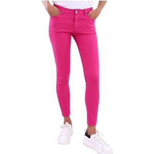 Met, Dames, Jeans, Roze, Maat: W26