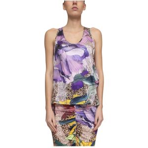 Just Cavalli, Dames, Tops, Veelkleurig, Maat: L