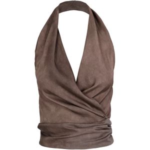 Cortana, Dames, Tops, Bruin, Maat: L Leer,