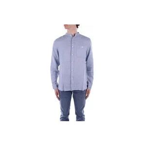 Woolrich Casual Hemden , Blue , Heren , Maat: XL