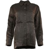 Maicazz - Rango Blouse - Bruin - Dames - Lichtgewicht - Knoopsluiting