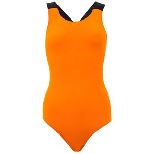 Dolce & Gabbana, Dames, Badkleding, Oranje, Maat: M Poliester,