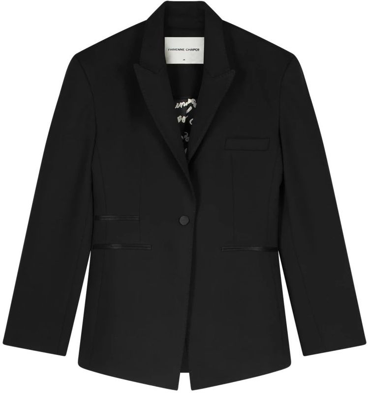 Fabienne Chapot - Slim-fit Blazer - Zwart - Viscose