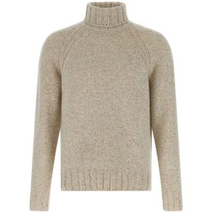 Zegna, Heren, Truien, Beige, Maat: M Wol,