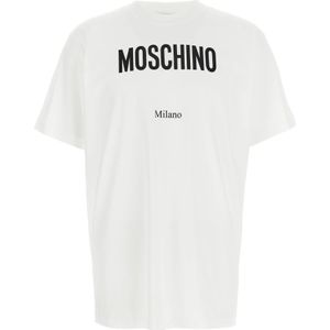 Moschino, Heren, Tops, Wit, Maat: 2XL Katoen,