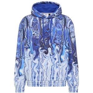 Carlo Colucci, Heren, Sweatshirts & Hoodies, Blauw, Maat: S