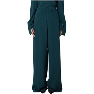 Max Mara, Dames, Broeken, Groen, Maat: L