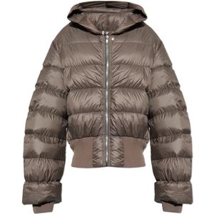 Rick Owens, Heren, Jassen, Bruin, Maat: M Satijn,