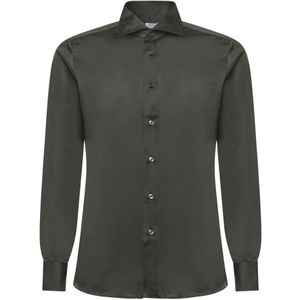 Borriello Napoli, Heren, Overhemden, Groen, Maat: XL