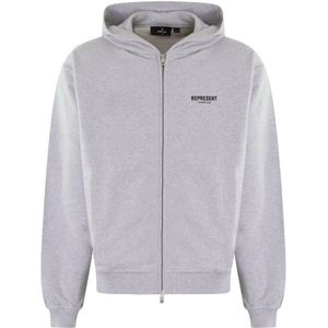 Represent - Club Zip Hoodie - Grijs - Heren - Sweatvesten