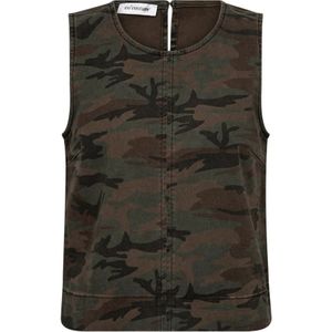 Co'Couture, Dames, Tops, Groen, Maat: XS Denim,