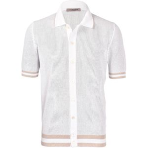 La Fileria, Heren, Tops, Wit, Maat: XL Poliester,