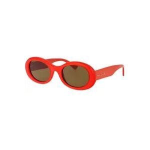 Gucci Stijlvolle zonnebril Gg1587S , Orange , Dames , Maat: 52 MM