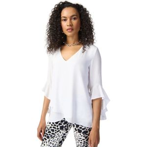 Joseph Ribkoff, Dames, Blouses & Shirts, Wit, Maat: 2XL