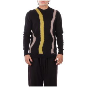 Costume National, Heren, Truien, Zwart, Maat: M Acryl,