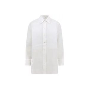 Zimmermann Witte Overhemd met Puntige Kraag , White , Dames , Maat: M