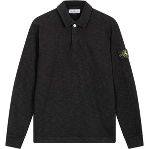 Stone Island, Heren, Tops, Zwart, Maat: XL Katoen,