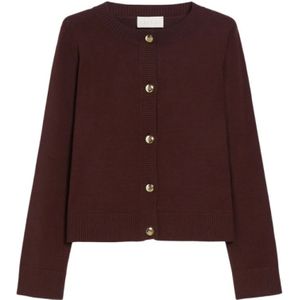 Iblues, Dames, Truien, Rood, Maat: XL Viscose,