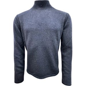 Roberto Collina, Heren, Truien, Grijs, Maat: 2XL Wol,