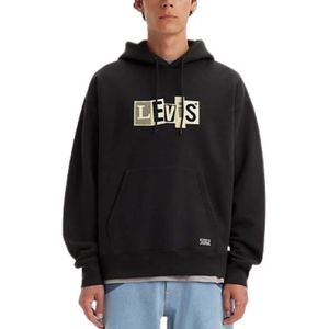 Levi's, Heren, Sweatshirts & Hoodies, Zwart, Maat: XS Katoen,