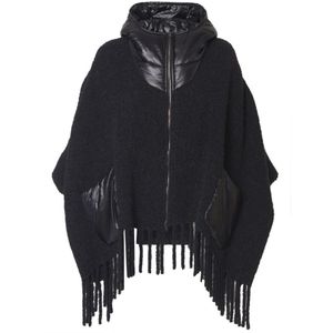 Herno, Dames, Jassen, Zwart, Maat: M Nylon,