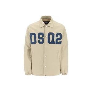 Dsquared2 Jassen , Beige , Heren , Maat: L