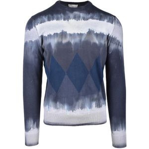 Ballantyne, Heren, Truien, Blauw, Maat: XL Katoen,